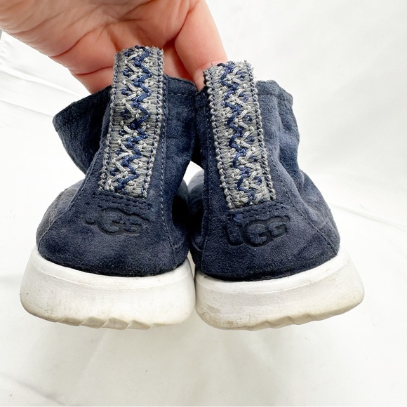 UGG Water Resistant Men's Freamon Blue Suede Boot Chukka Size 11.5 - Picture 4 of 9